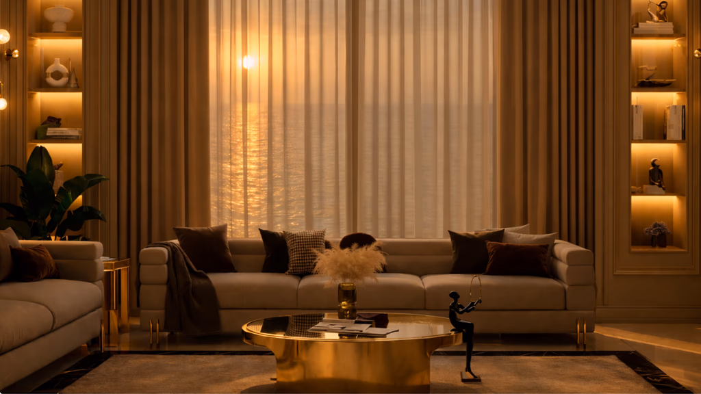 Living room welcome scene